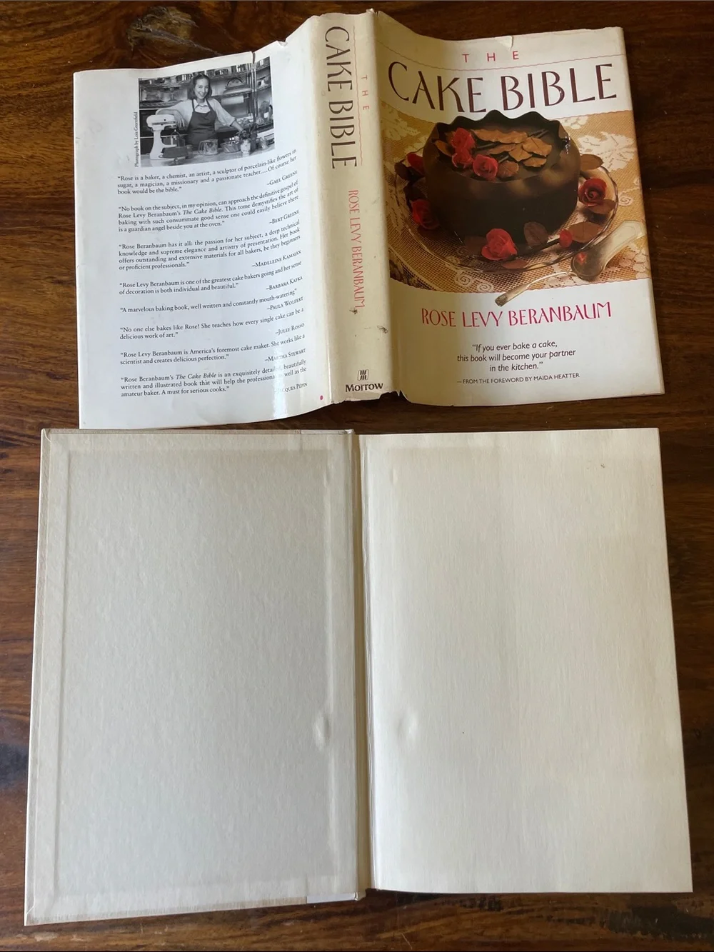 1988 THE CAKE BIBLE by Rose Levy Beranbaum First Edition and First Printing